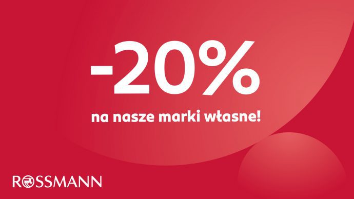 -20% na wszystkie marki własne Rossmanna